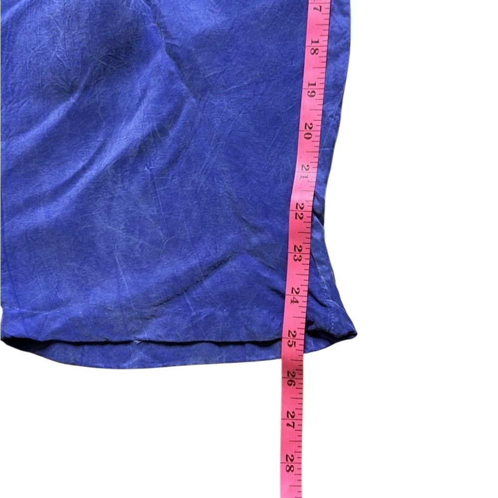 Vintage purple Silk Pull on wide leg pants Medium - Picture 4 of 6